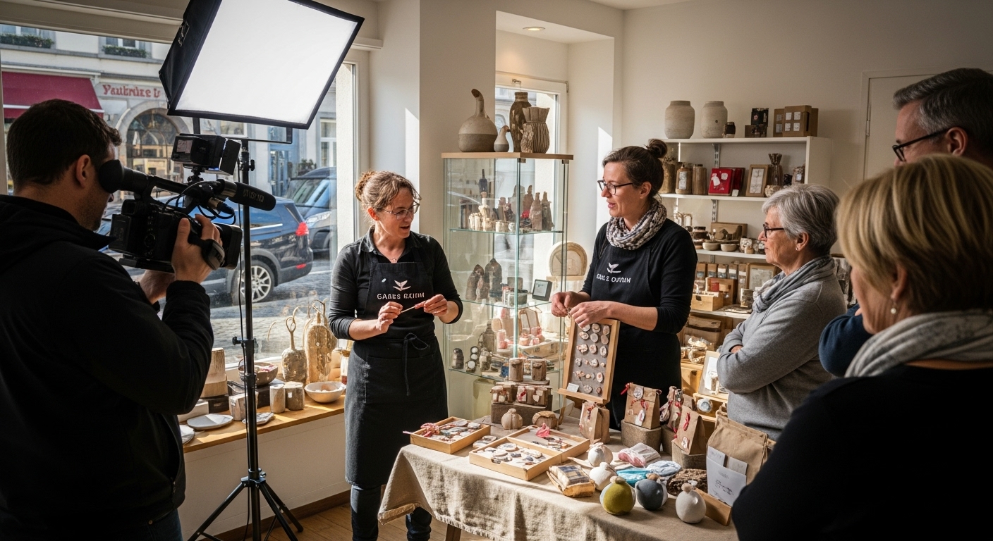 artisan local vidéo branding