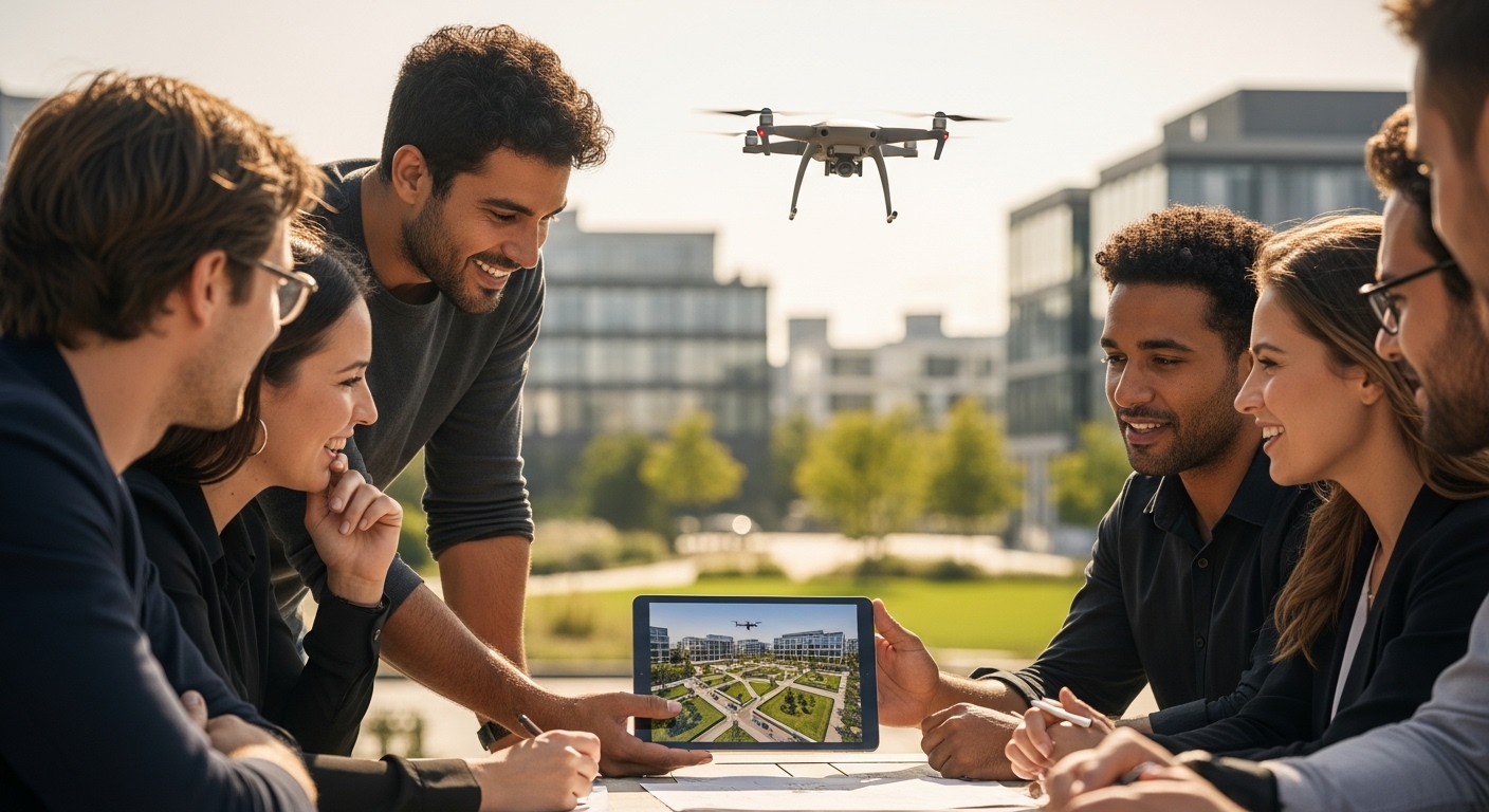 vidéos drone entreprise