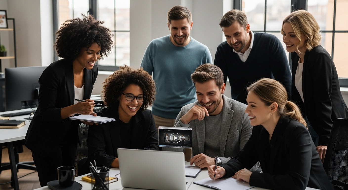 image de marque vidéo équipe