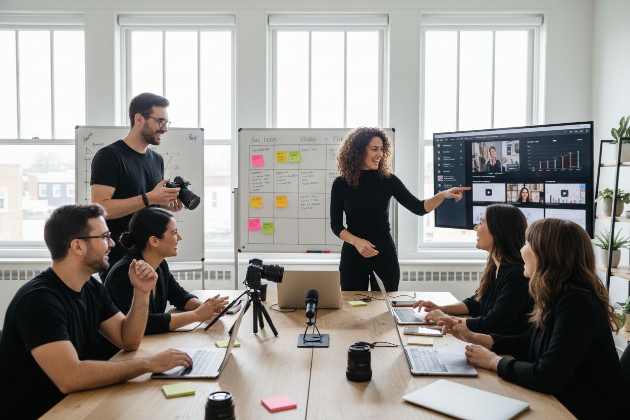 video marketing teamwork checklist