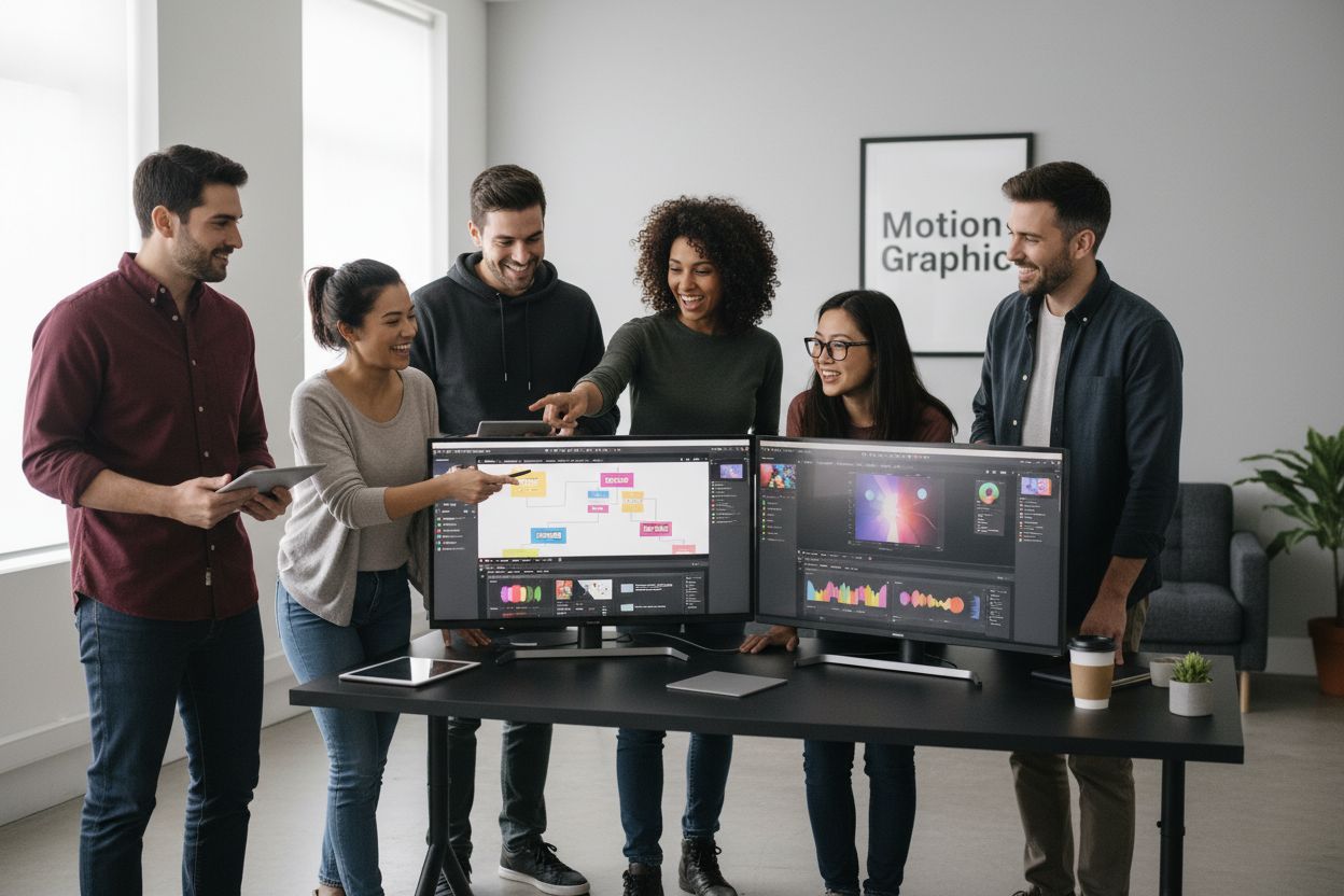 motion graphic production studio team