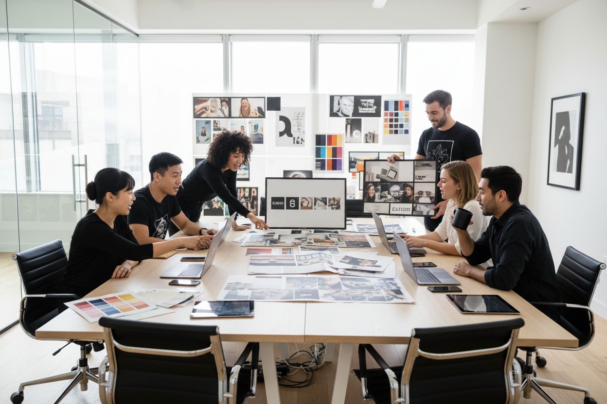 visual storytelling, brand strategy, creative teamwork