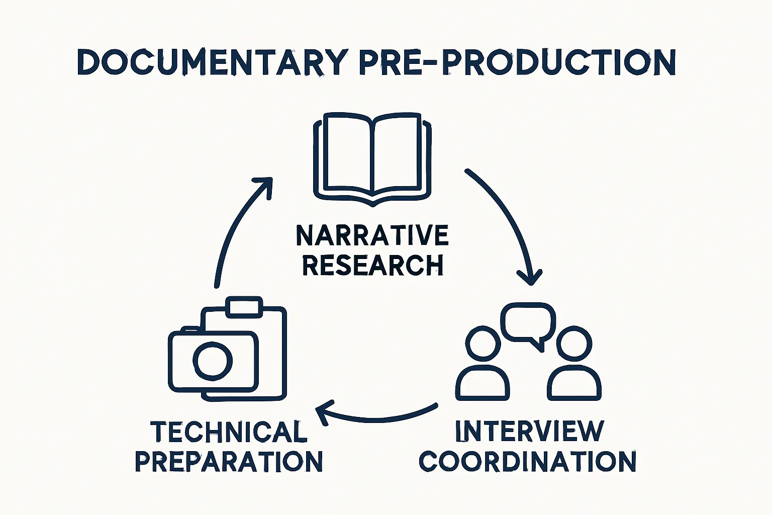 Three key facets of documentary pre production compared