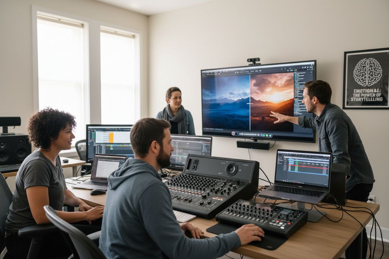 color grading sound mixing