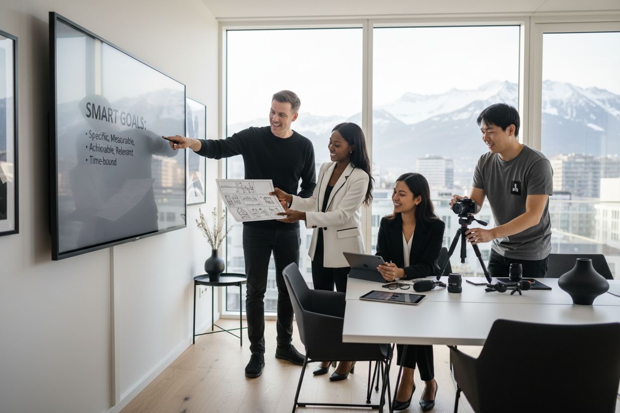 marketing video brainstorming team Switzerland