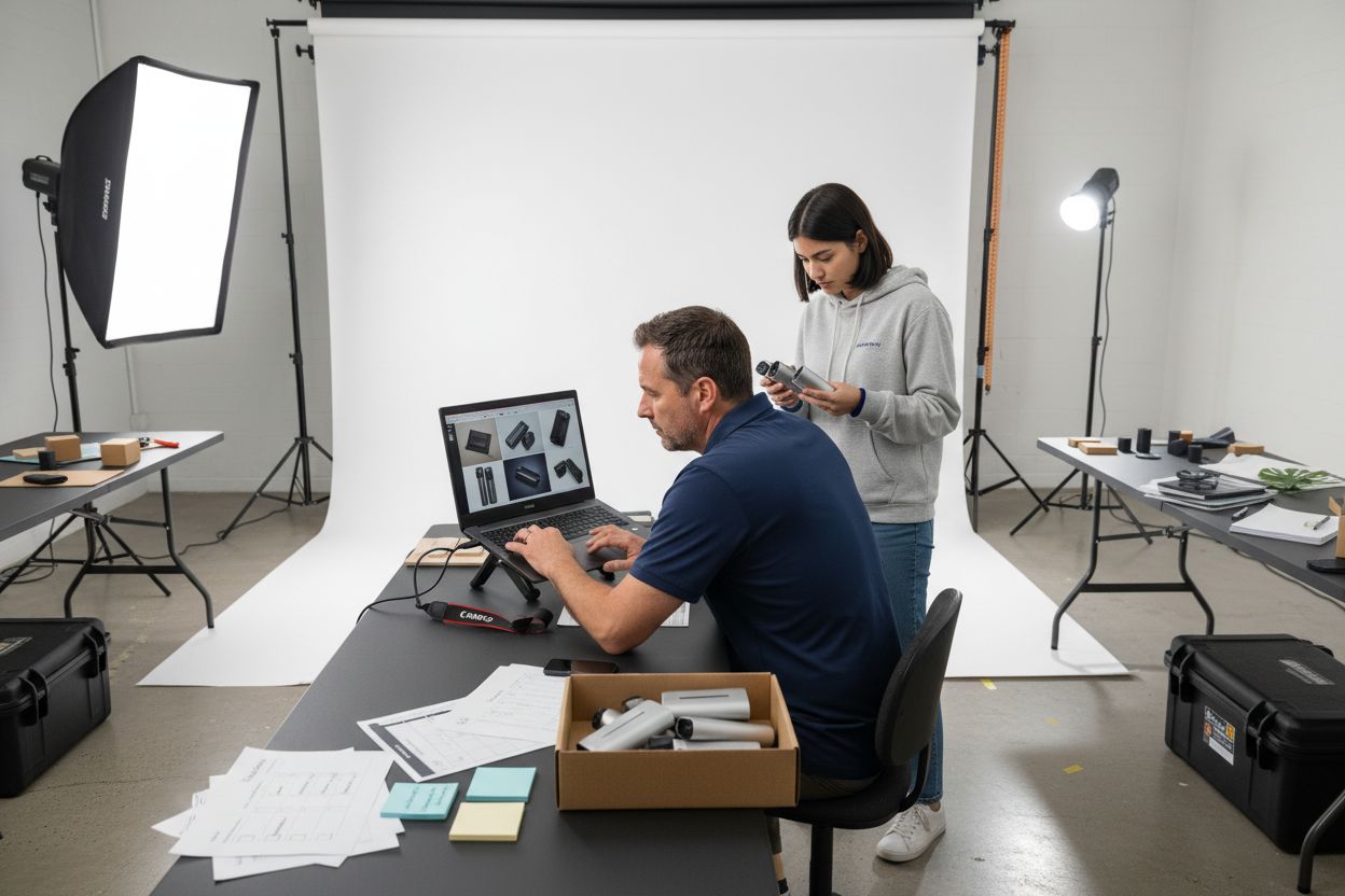 product shoot quality control