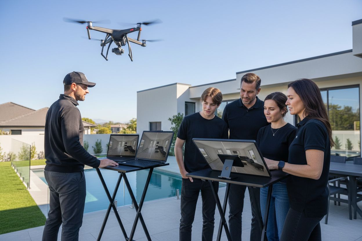 real estate drone imagery