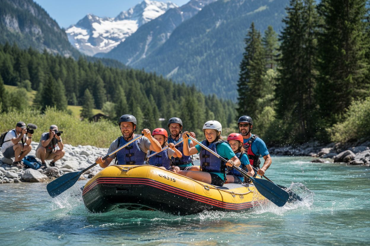 family rafting Interlaken