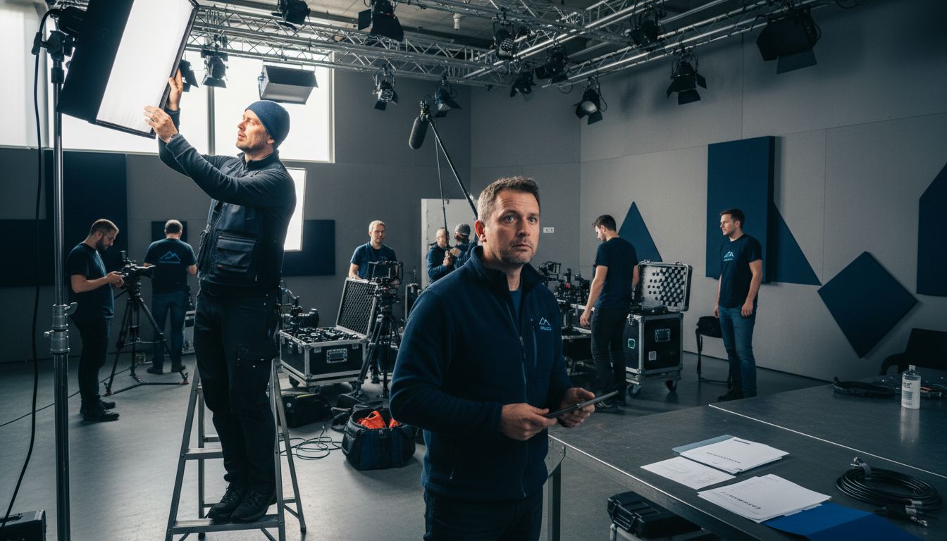 crew equipment setup