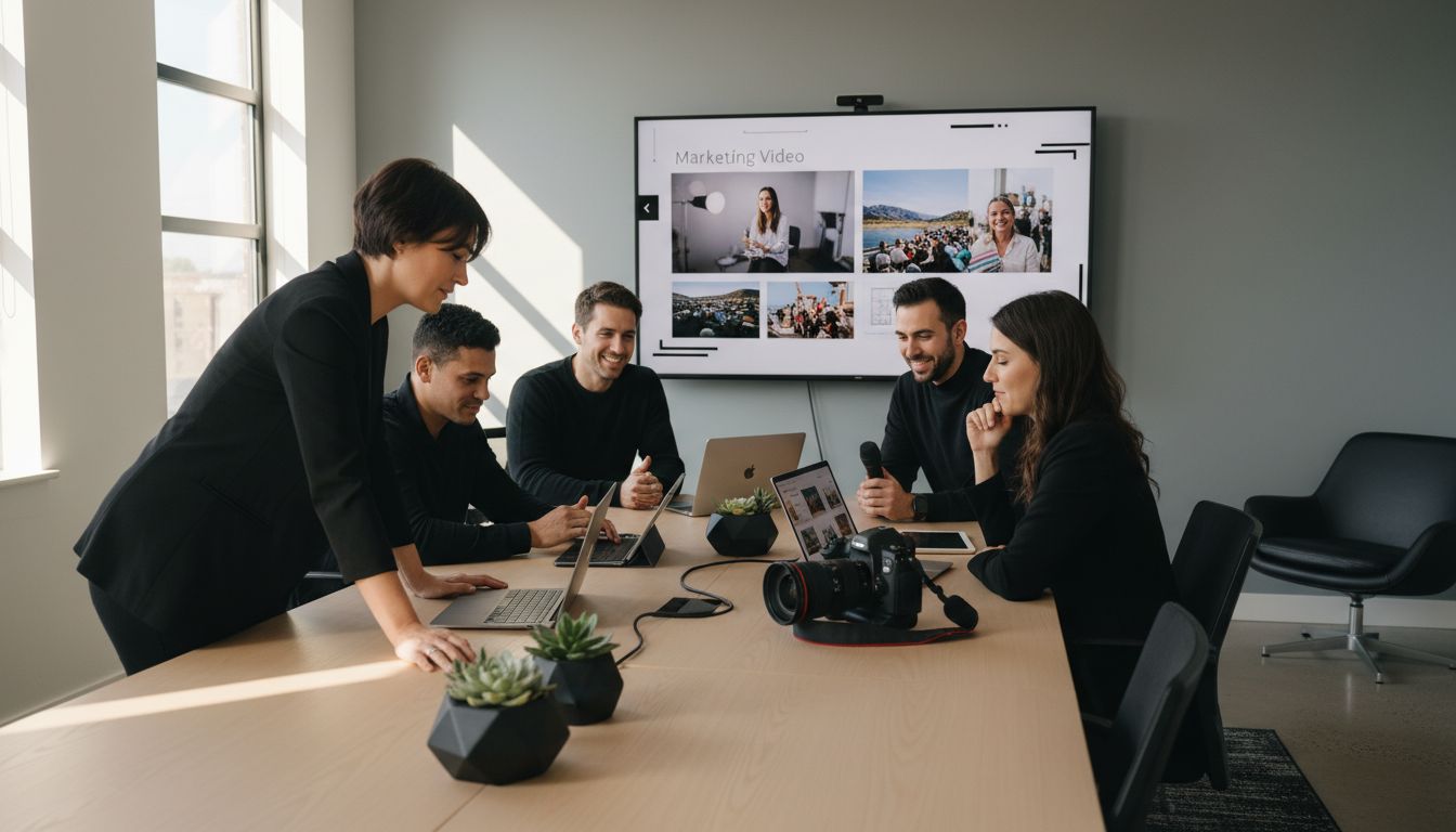 vidéos marketing équipe