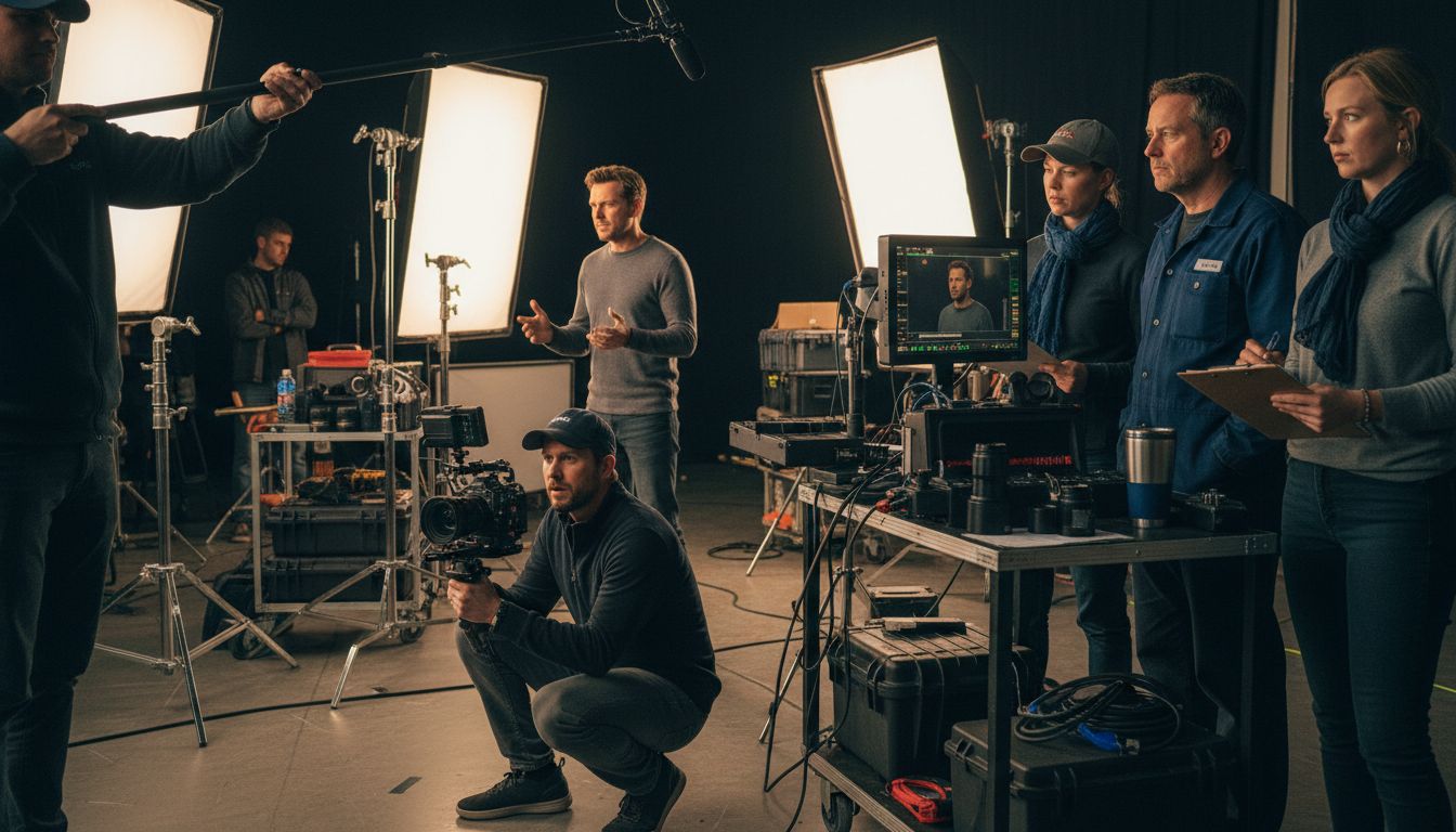 film set behind-the-scenes