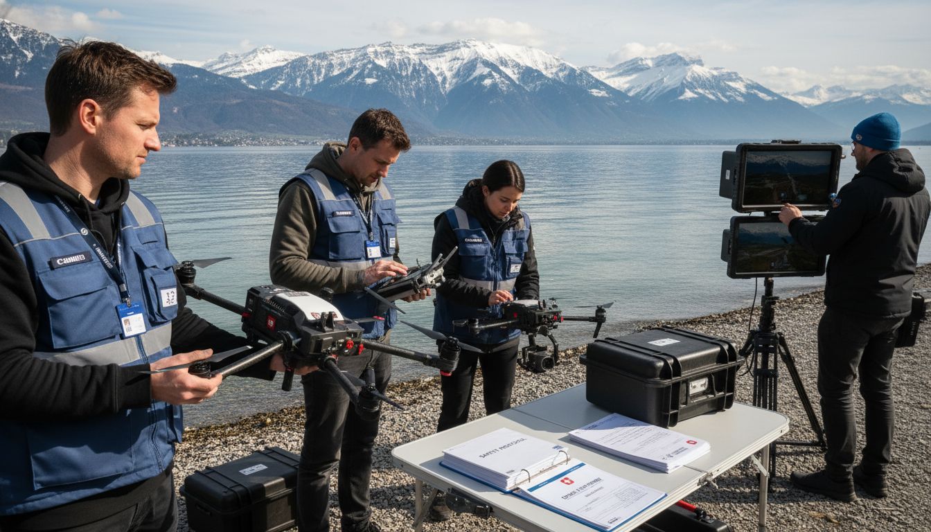 professional drone operations Switzerland
