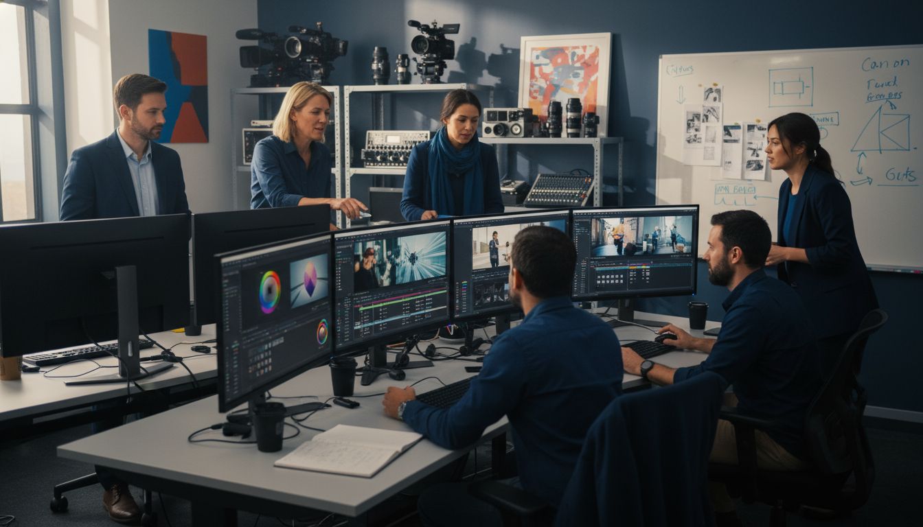 video editing studio