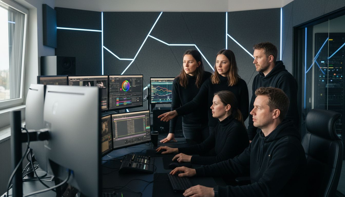 salle postproduction professionnelle