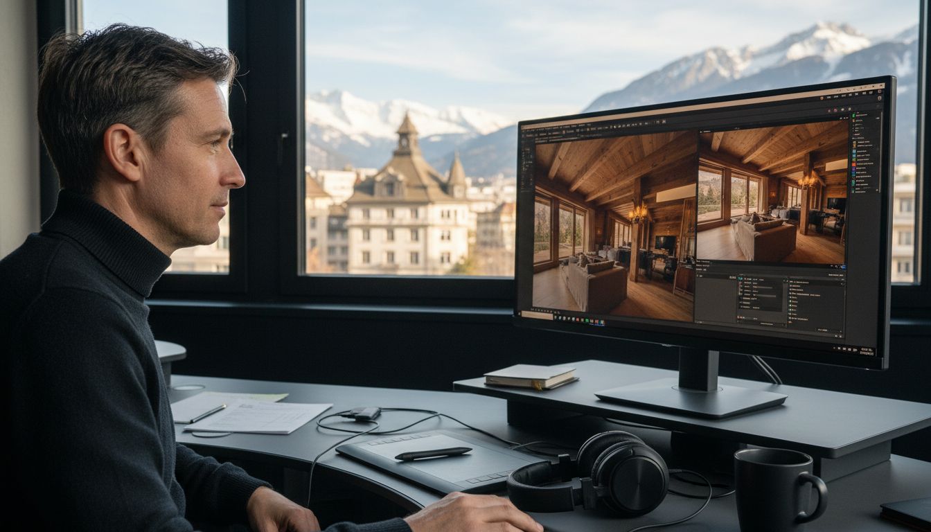 montage correction colorimétrique