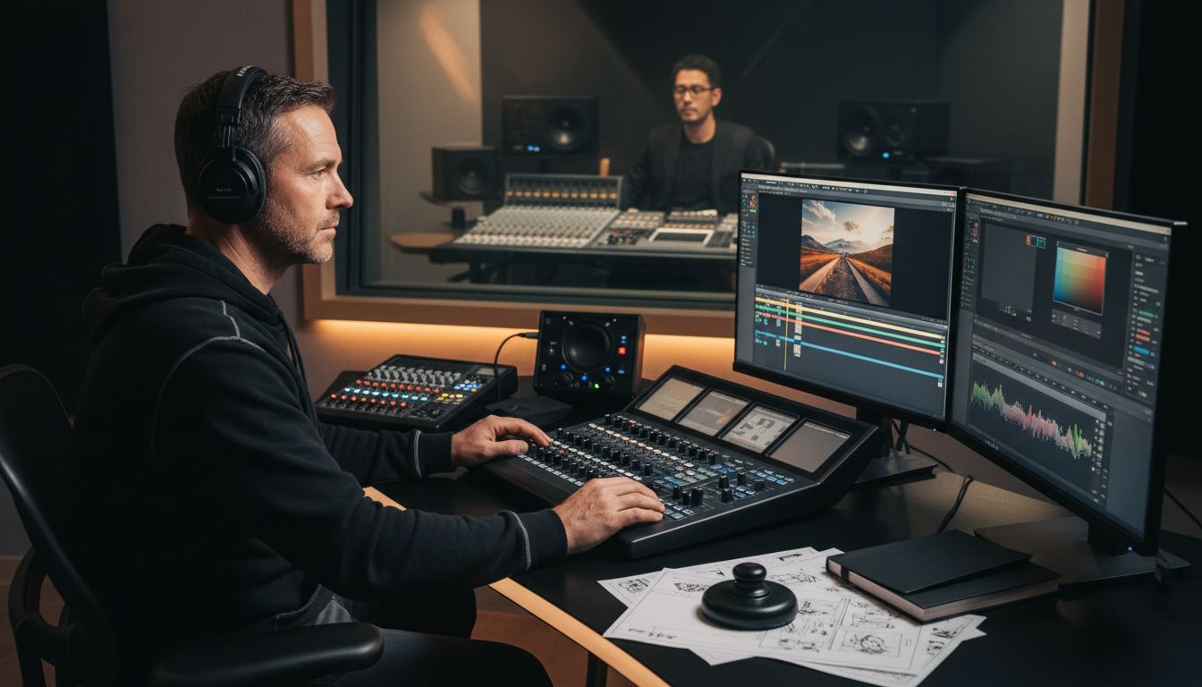 studio post-production professionnel