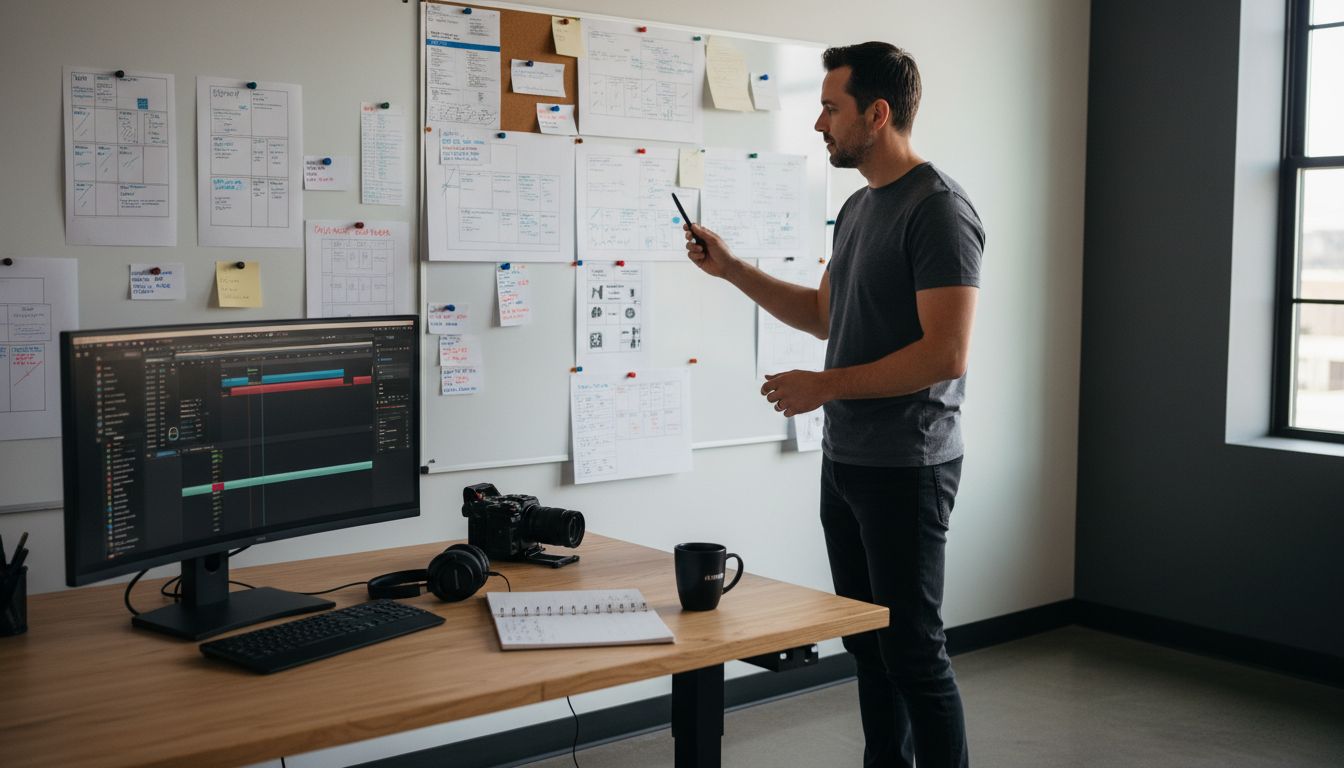 préparation storyboard vidéo agence