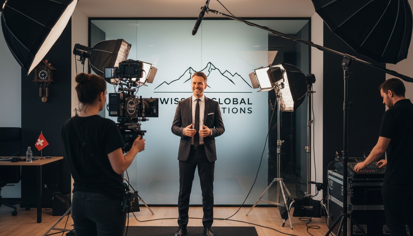 Swiss business video filming