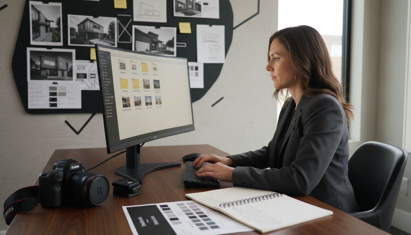 organizing real estate media