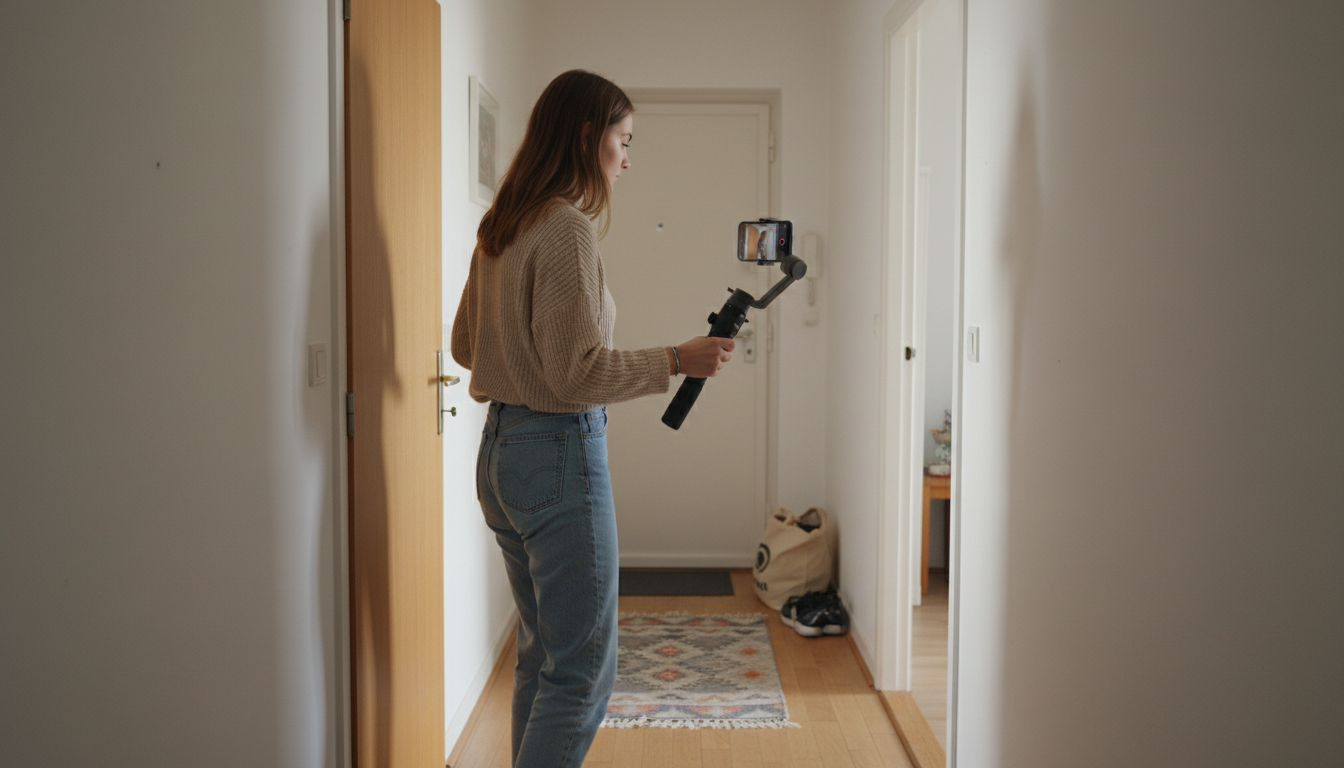 Réaliser une vidéo du parcours de visite dans l’appartement