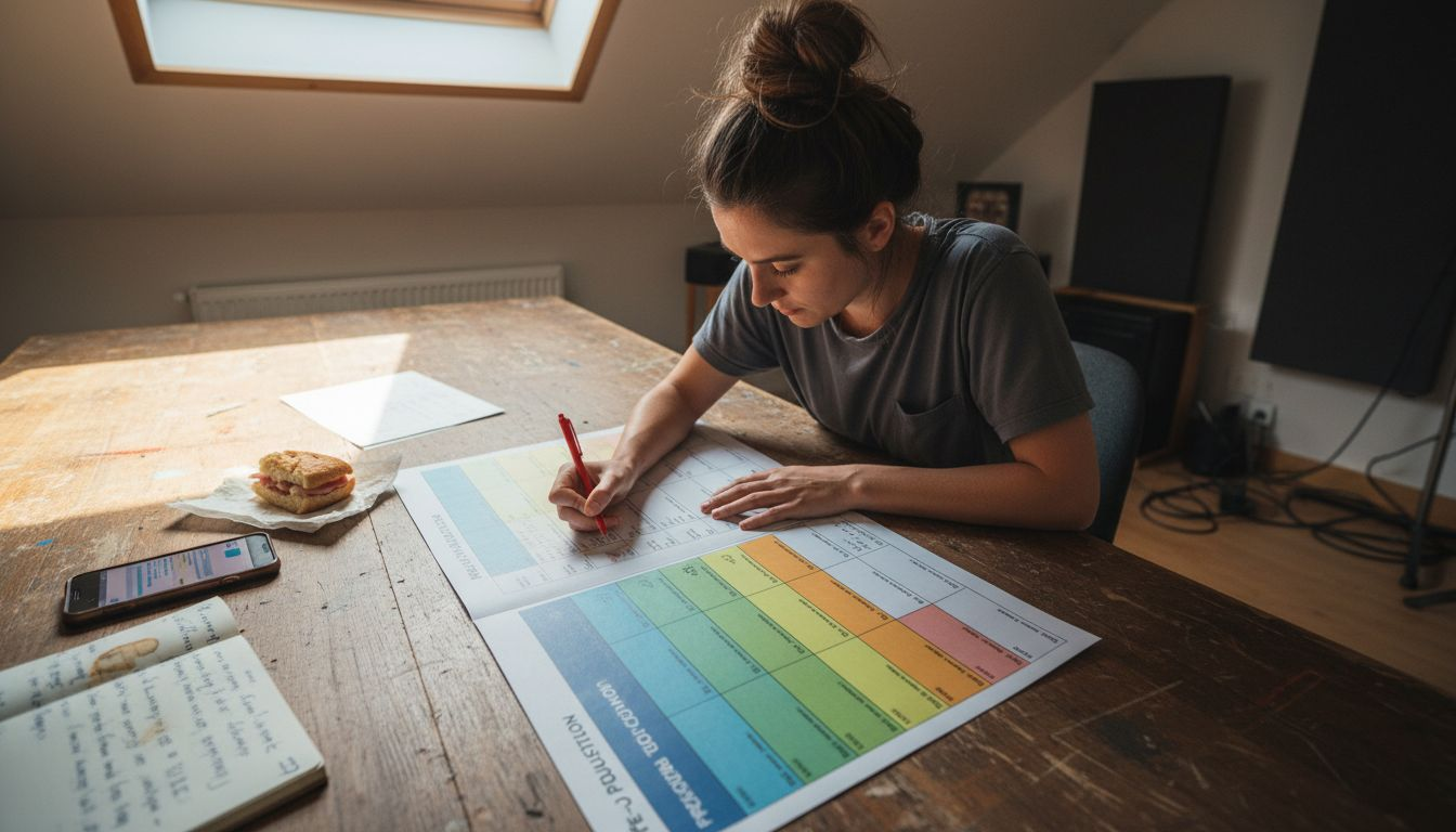 Le producteur organise le planning des tournages à venir.