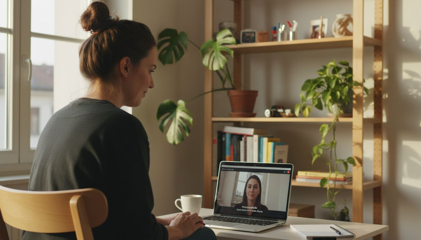 Candidature : entretien vidéo réalisé depuis chez soi