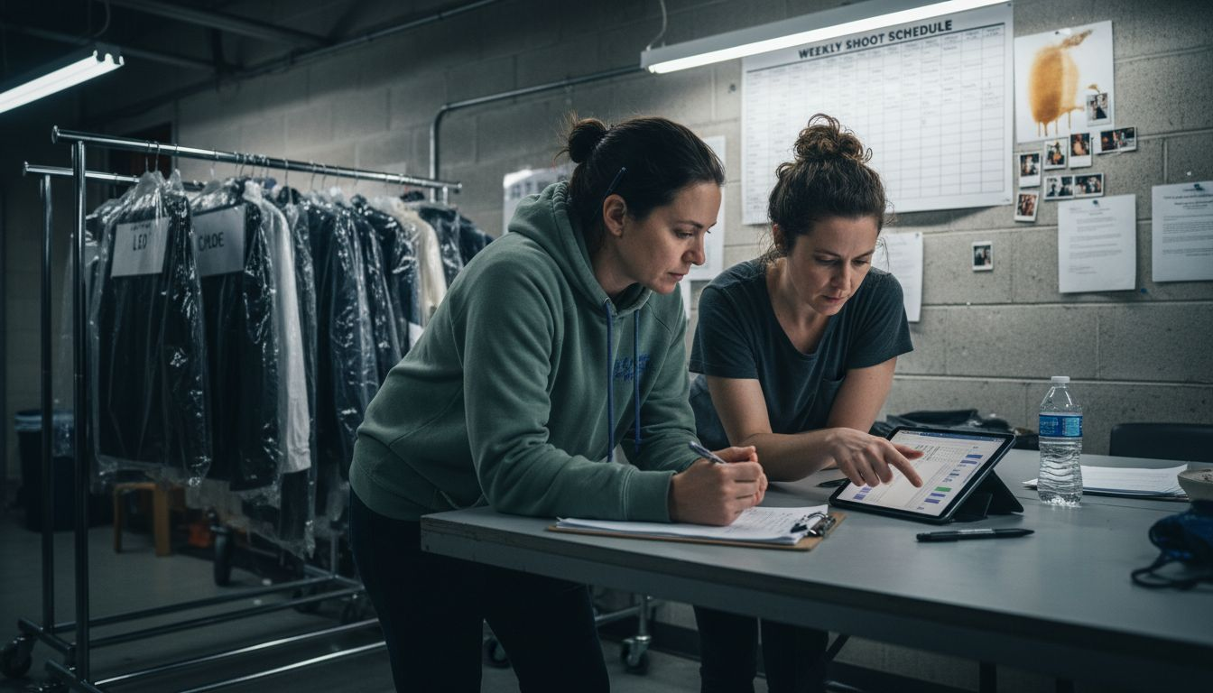 Assistants using wardrobe scheduling software