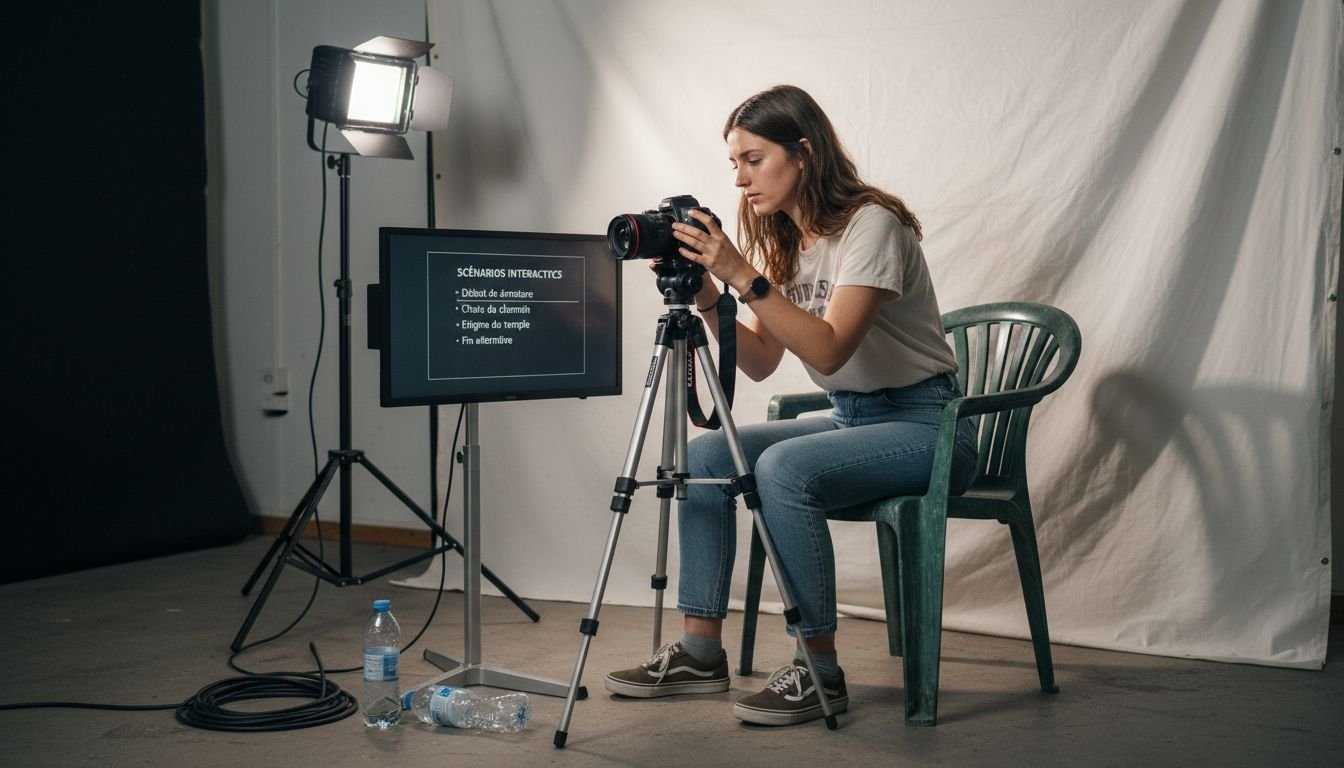 Plongez au cœur d’un studio interactif où la vidéo prend vie.
