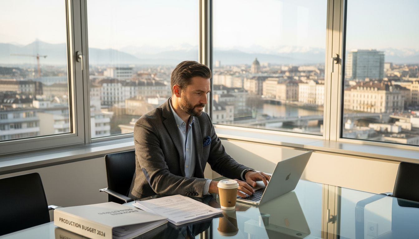 Producer planning Swiss video production budget