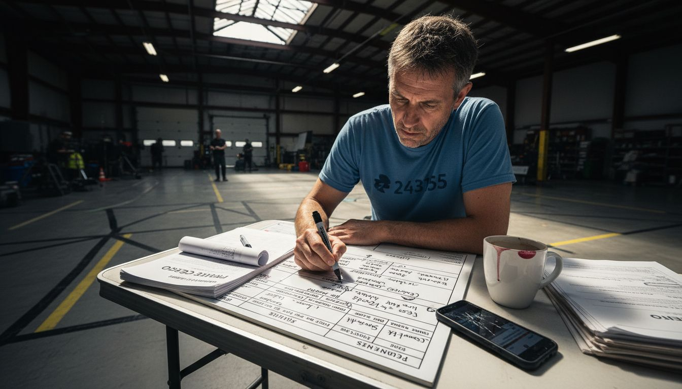 Coordinator updating production board on active set