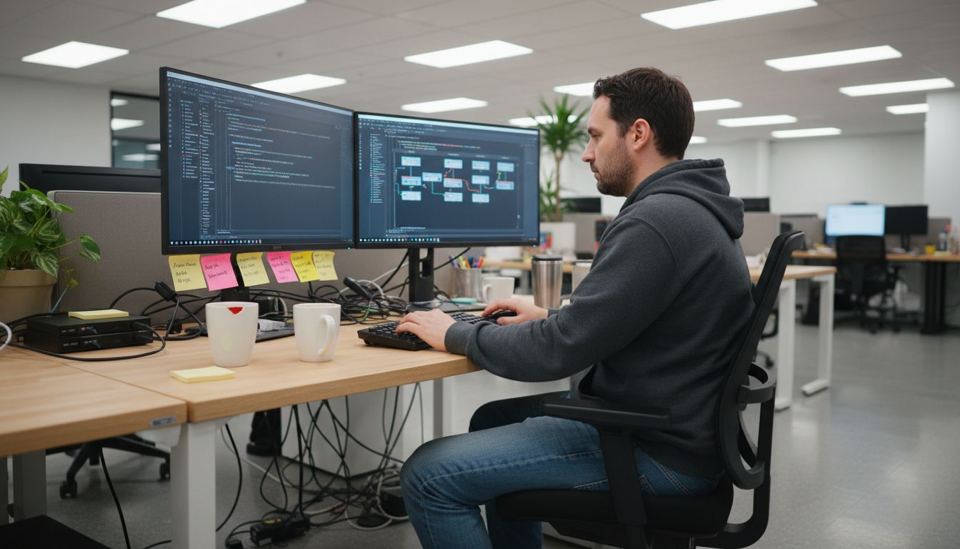 Tech specialist coding video personalization algorithms