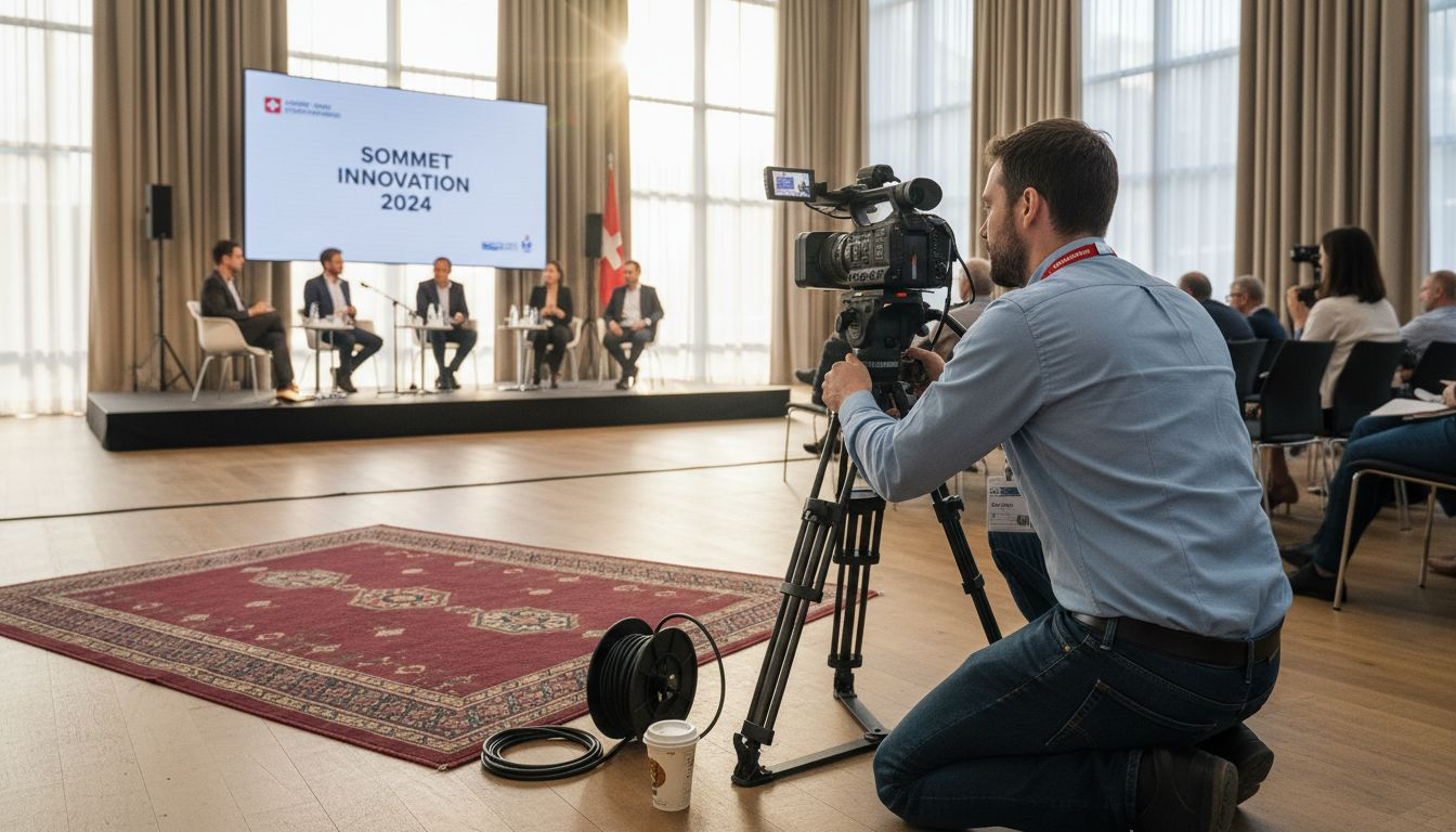 Réalisation de vidéos lors d’événements d’entreprise en Suisse