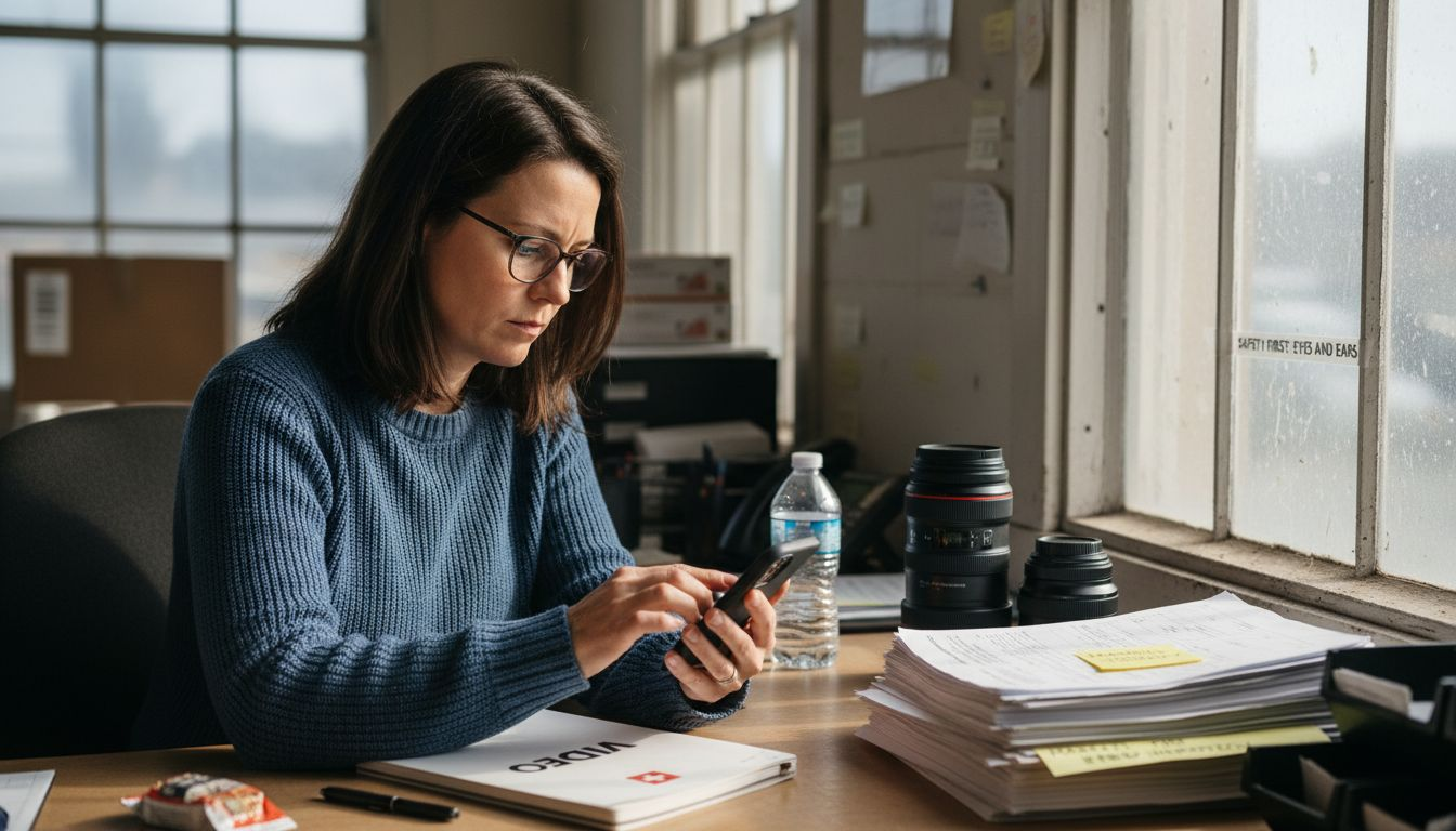 Coordinator reviewing inventory low-stock alerts