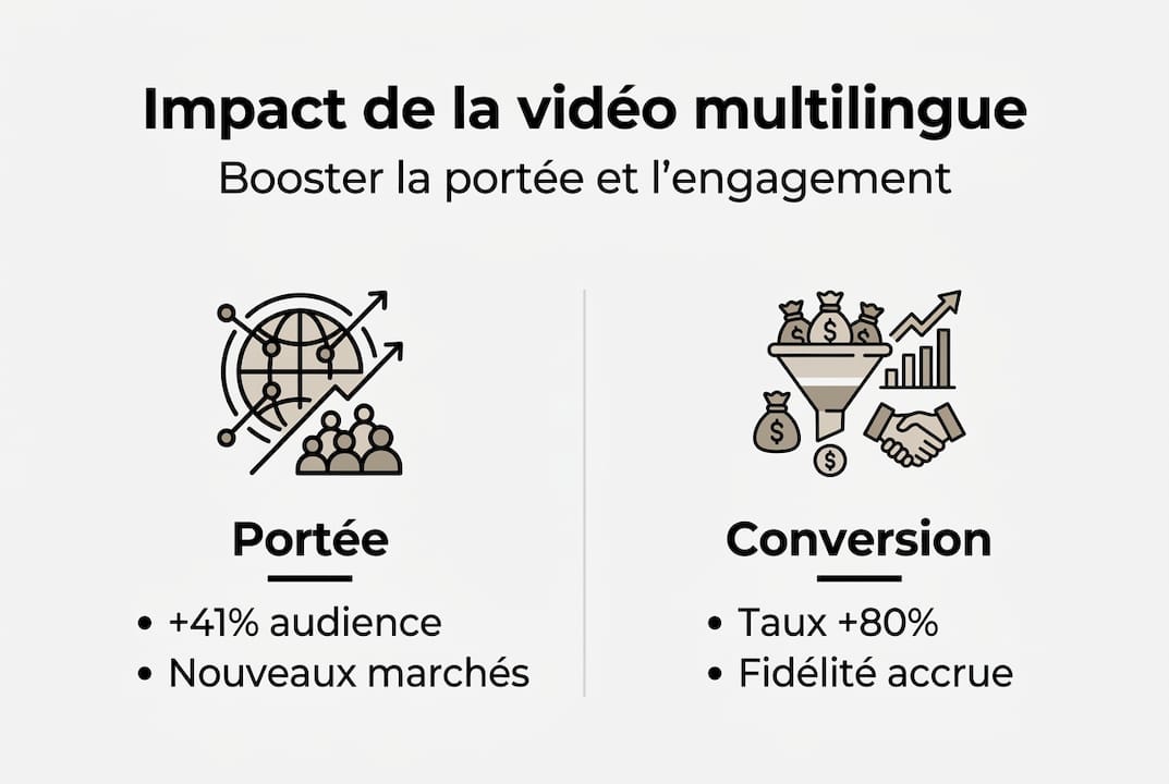 Découvrez en image les effets de la vidéo multilingue sur votre audience