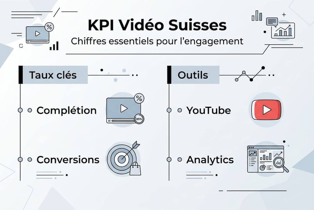 Panorama des indicateurs clés de la vidéo en Suisse : les chiffres à retenir en un coup d’œil