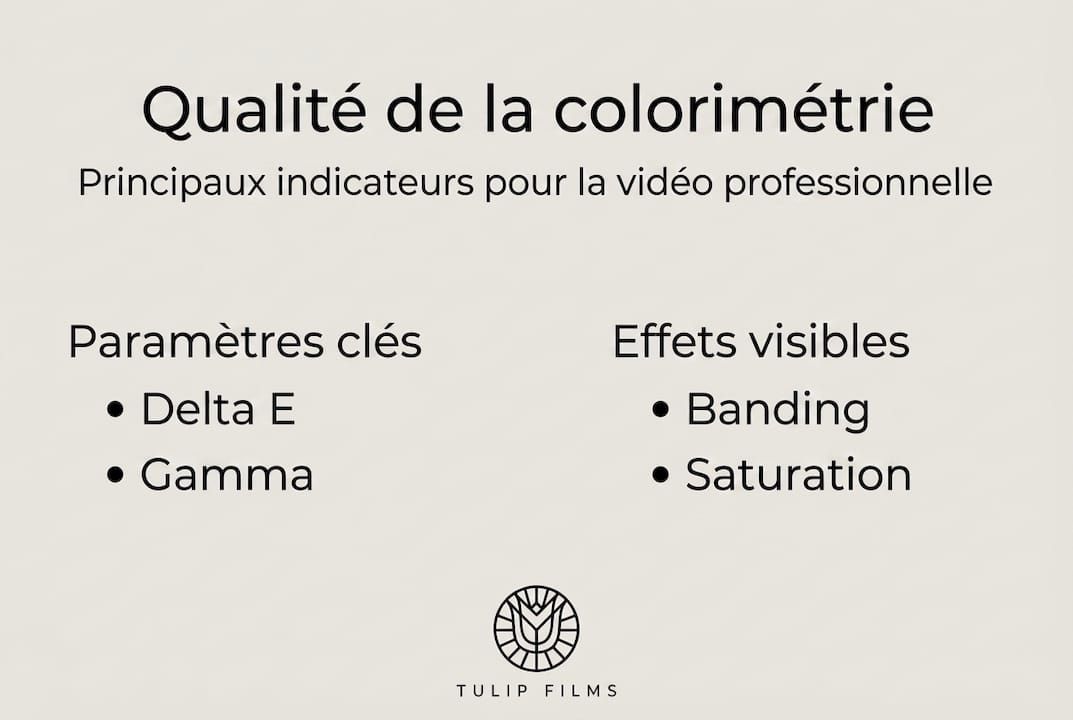 Infographie : tout savoir sur les réglages et l’impact des couleurs en vidéo