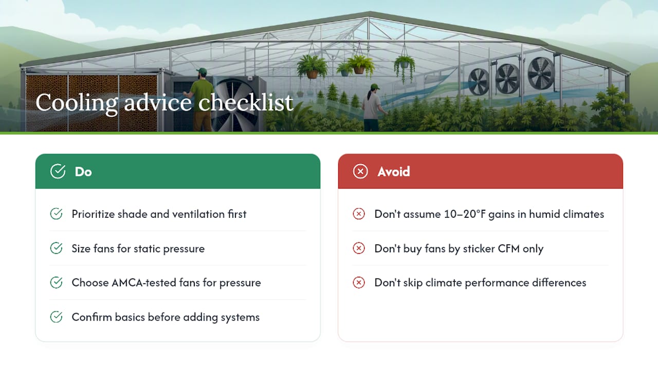 Where the Standard Cooling Advice Falls Short — overview diagram
