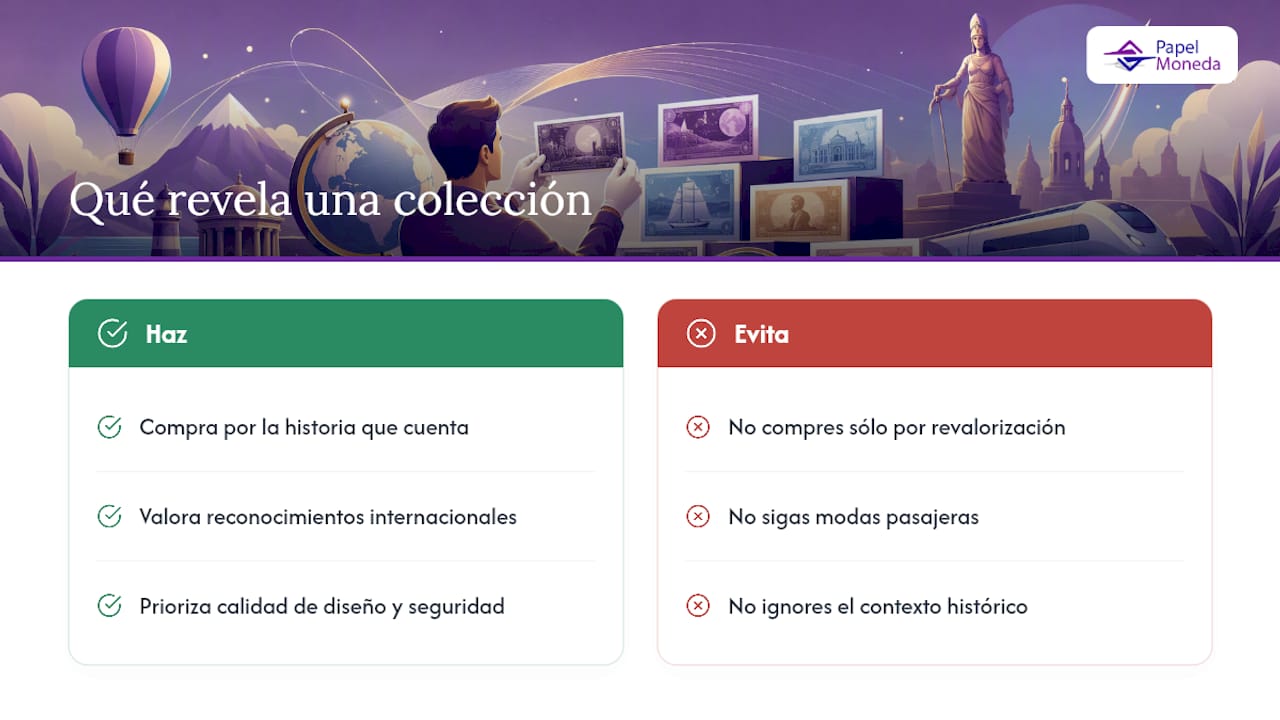 Lo que revela una colección de billetes sobre su época — overview diagram