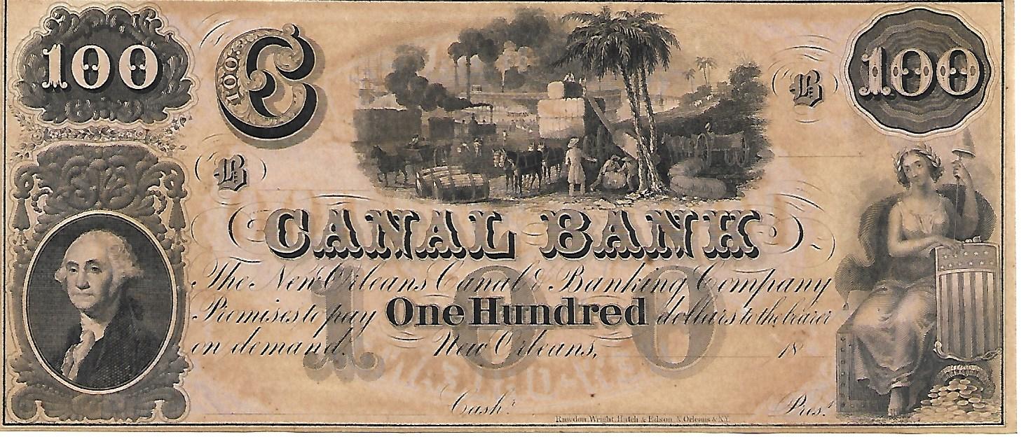 1800's - Estados Unidos billete de 100 Dolares EBC