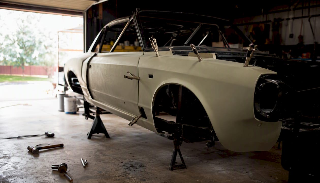 Clamps securing body panels during dry-fit