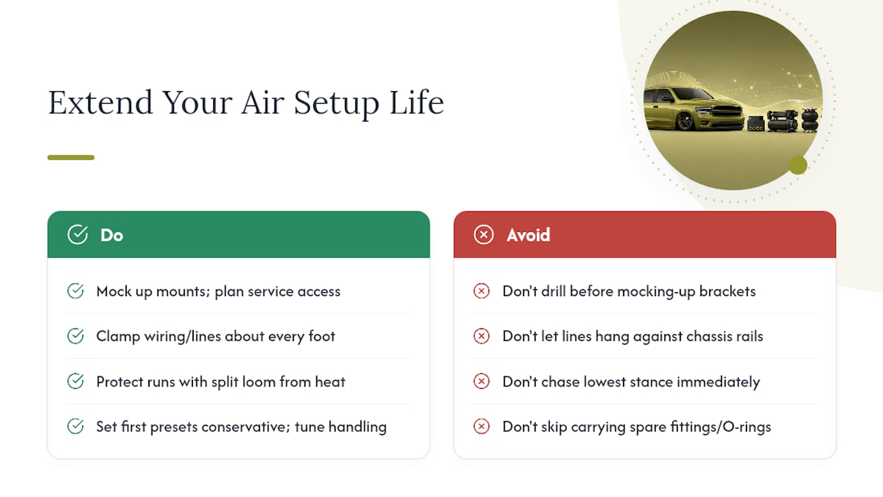 Builder Tips That Actually Extend the Life of Your Setup — overview diagram