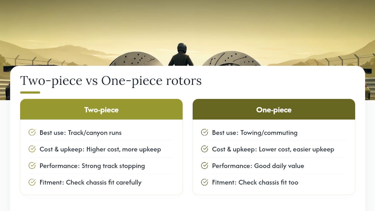 Should You Actually Upgrade To Two-Piece Rotors? — overview diagram