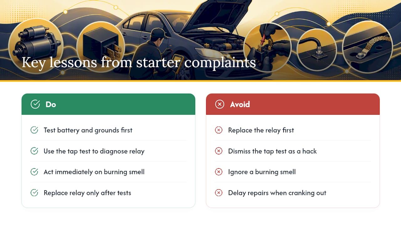What Testing Hundreds of Starting Complaints Teaches You — overview diagram