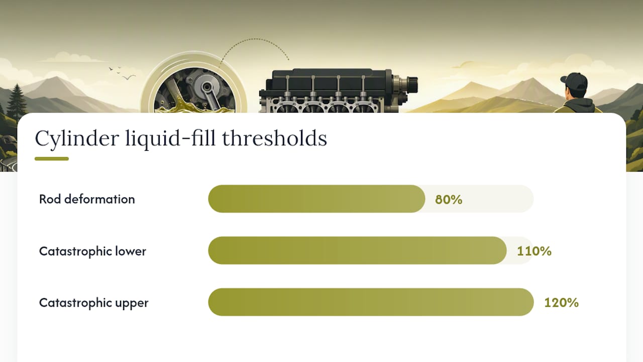 Hydrolock liquid fill risk thresholds