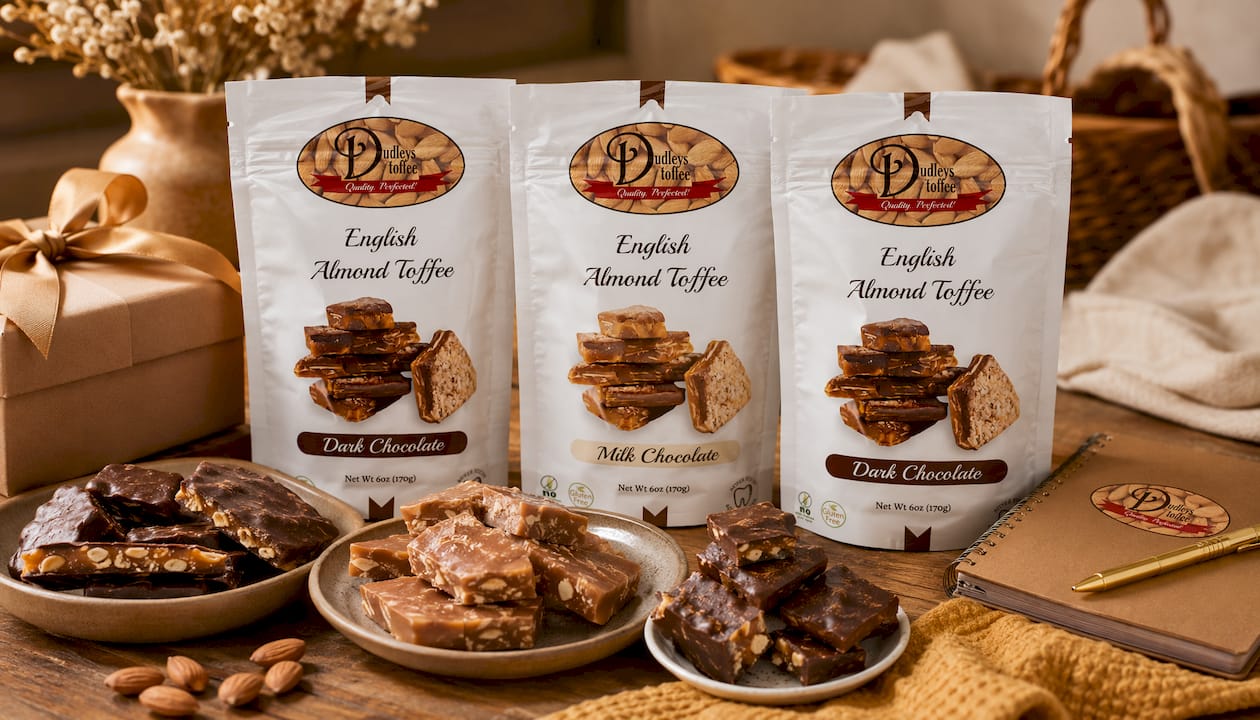Dark Chocolate English Toffee (6oz)