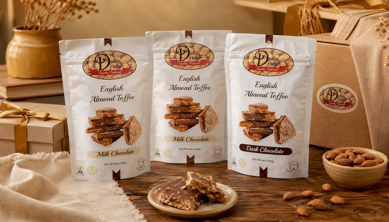 Dark Chocolate English Toffee (6oz)