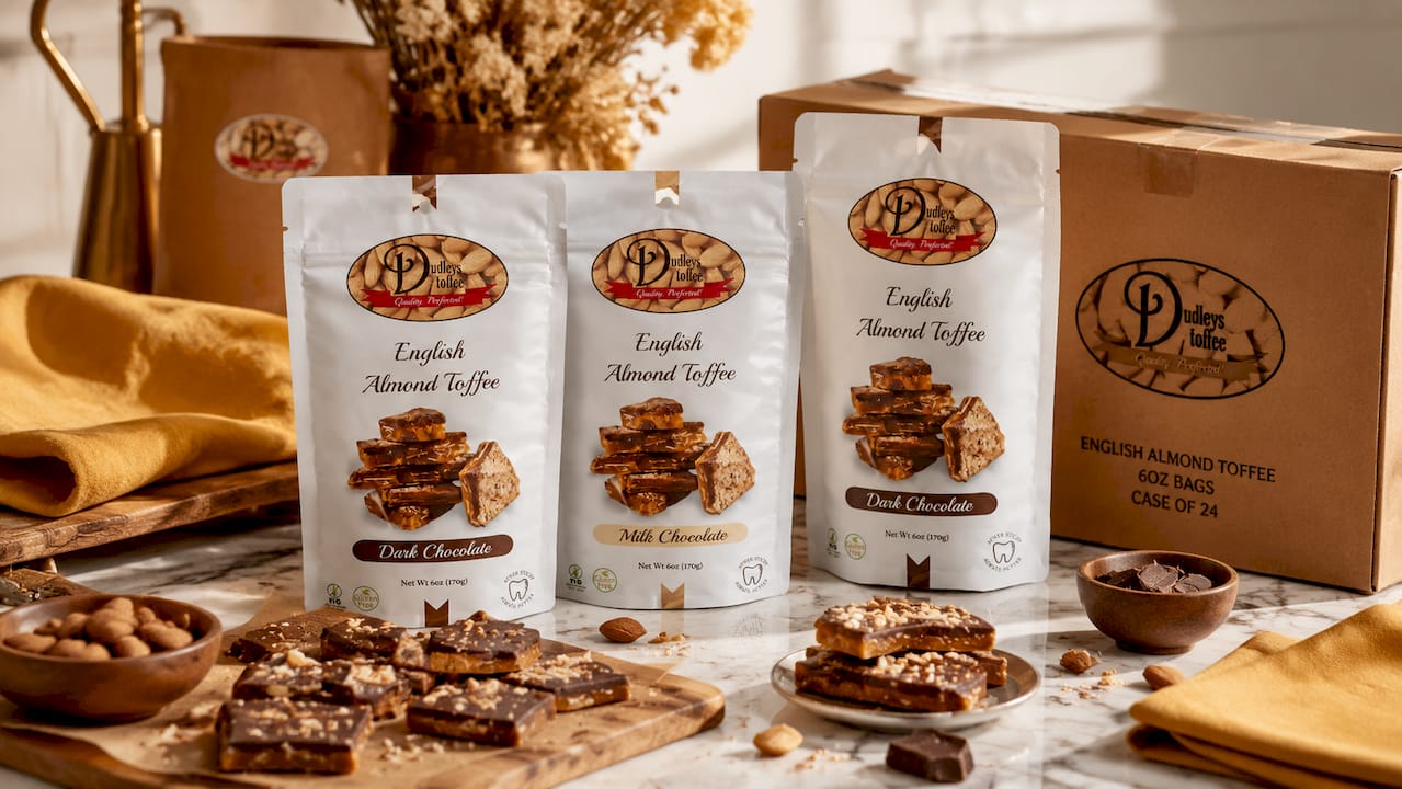 Dark Chocolate English Toffee (6oz) - FUNDRAISER