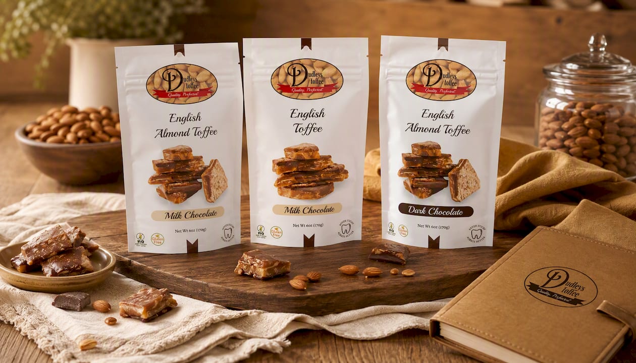 Milk Chocolate English Almond Toffee (6oz)