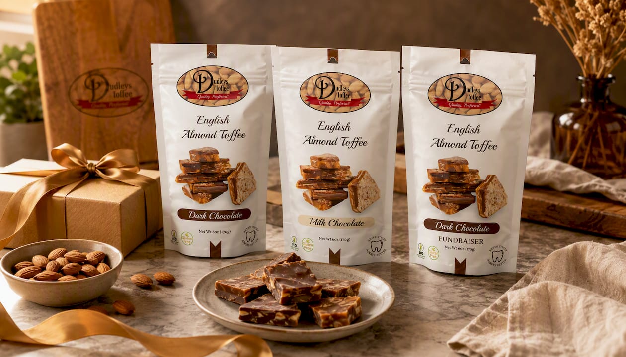 Dark Chocolate English Toffee (6oz)