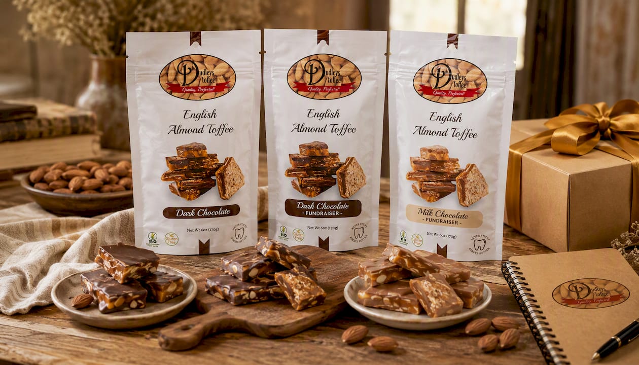Dark Chocolate English Toffee (6oz)
